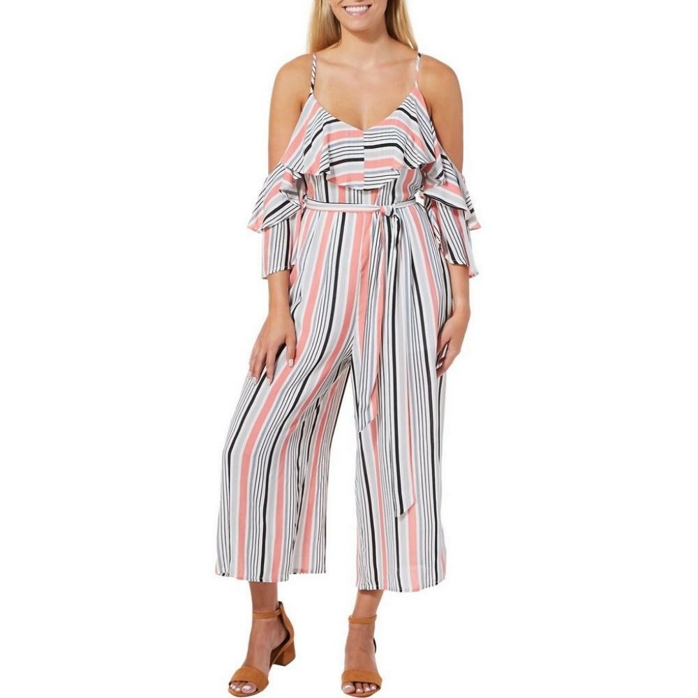 New Hyfve Belted Cold Shoulder Jumpsuit